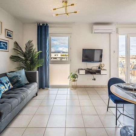 Appartement "Cote Canal", Terrasse , Climatisation , Parking Prive Нарбон Екстериор снимка