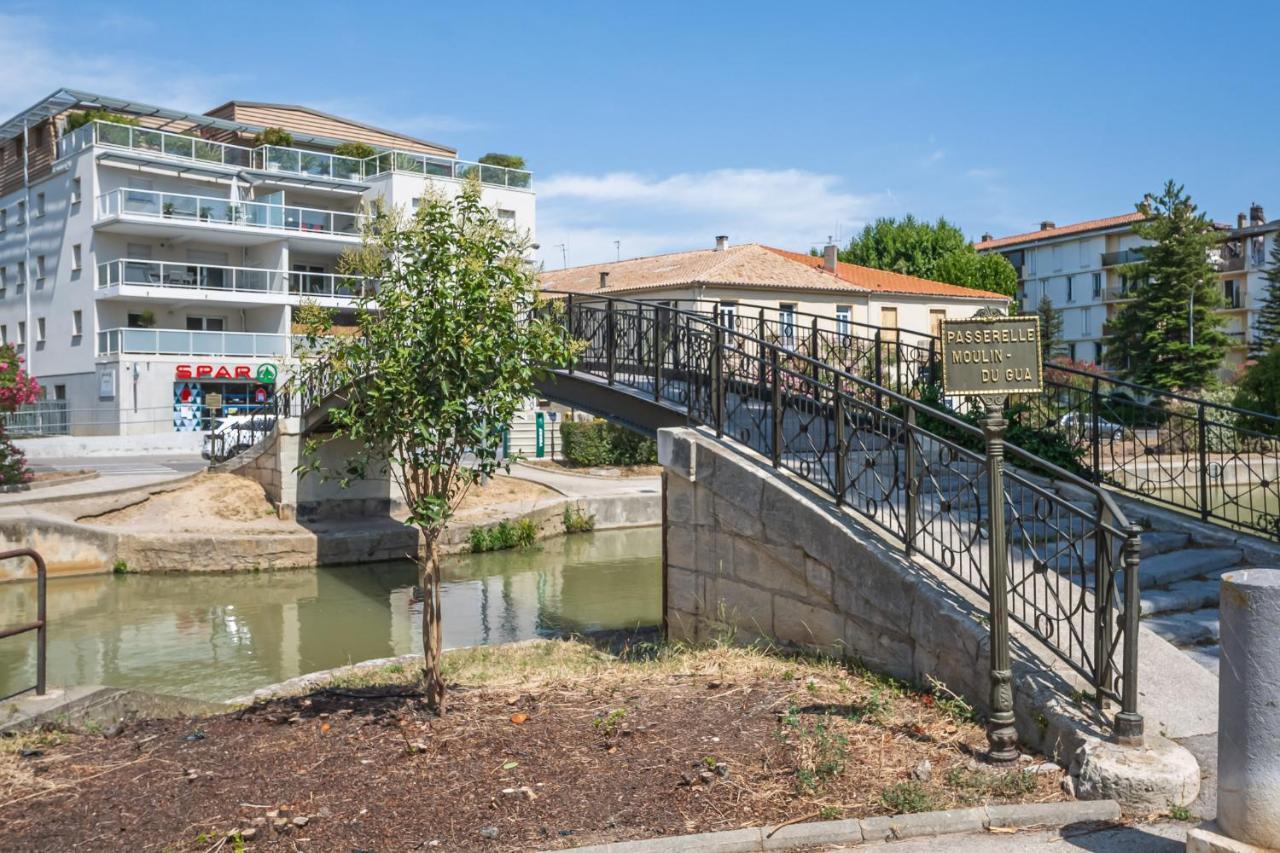 Appartement "Cote Canal", Terrasse , Climatisation , Parking Prive Нарбон Екстериор снимка