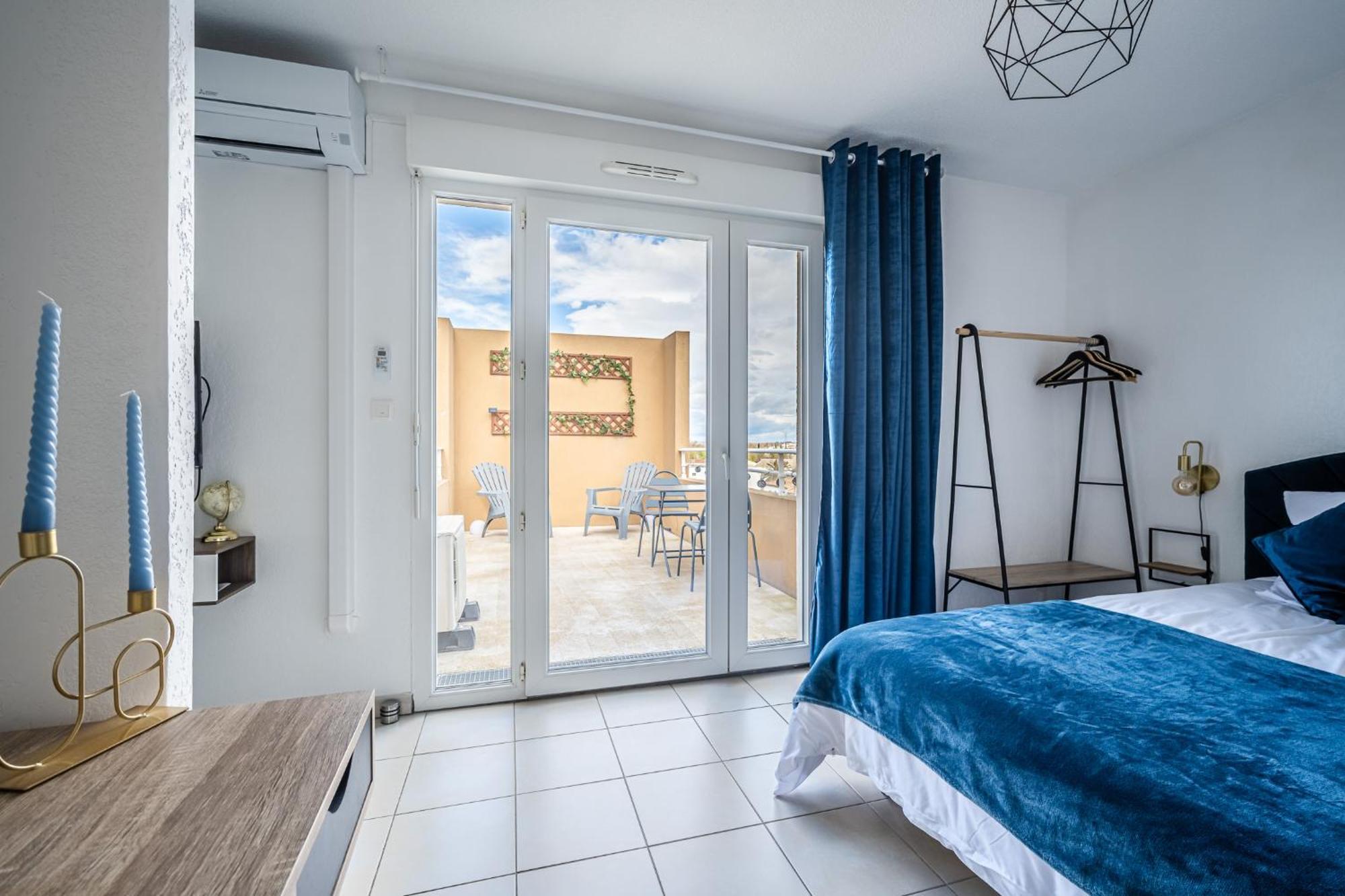 Appartement "Cote Canal", Terrasse , Climatisation , Parking Prive Нарбон Екстериор снимка